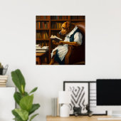 Poster Lecture de chien (Bureau à domicile)