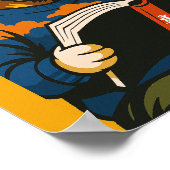 Poster Lecture De Chien Avec Un Livre — Il Est Temps De L (Coin)
