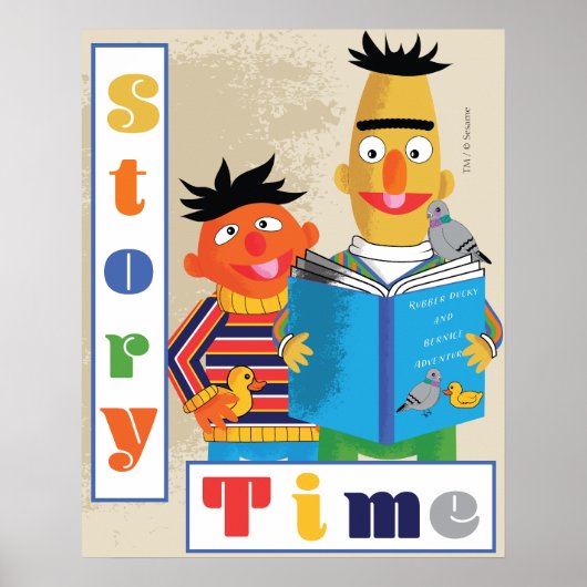 Poster Lecture de classe Bert et Ernie (Devant)