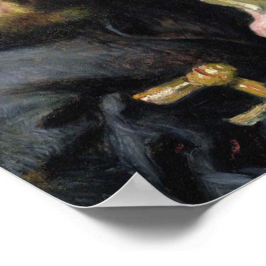 Poster Lecture de Claude Monet - Pierre Auguste Renoir (Coin)