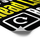 Poster Lecture de la lèvre ASL Gesture main sourde Perte  (Coin)