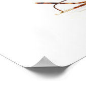 Poster Lecture de lunettes (Coin)