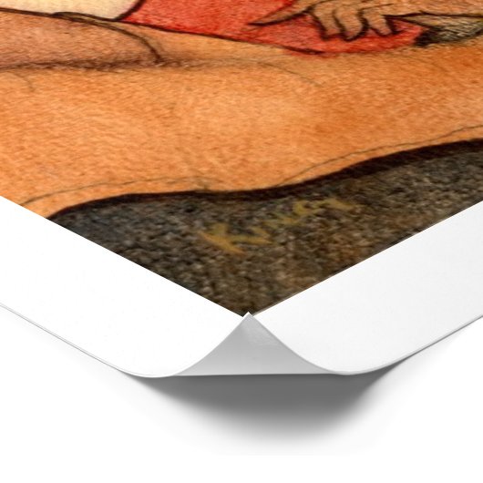 Poster Lecture de plage (Coin)