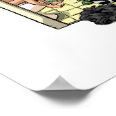 Poster Lecture de salle de bain (Coin)