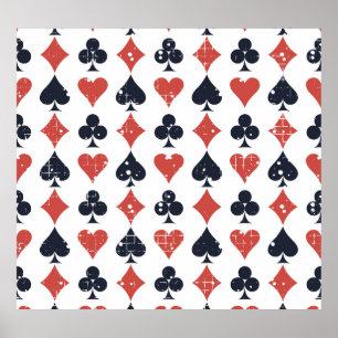 Poster Lecture des cartes : Grunge Motif Abstrait