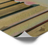 Poster Lecture des décalcomanies murales (Coin)