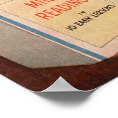 Poster lecture d'esprit au bar (Coin)