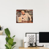 Poster lecture d'esprit au bar (Bureau à domicile)