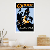 Poster Lecture d'Halloween 1937 WPA (Cuisine)