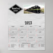 Poster Lecture du calendrier ferroviaire (Devant)