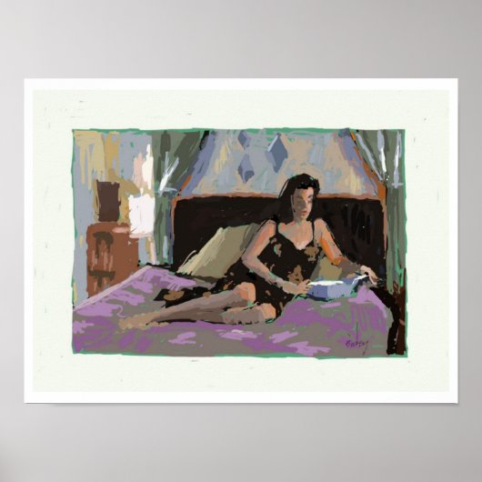 Poster Lecture du lit (Devant)