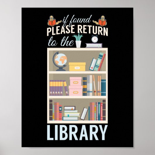 Poster Lecture Du Livre Si Trouvé S'Il Vous Plaît Retourn (Devant)