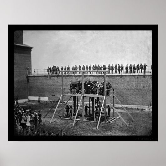 Poster Lecture du mandat de mort de Lincoln 1865 (Devant)