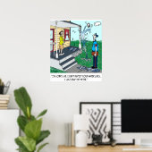 Poster Lecture d'un compteur pendant qu'une fuite se prop (Bureau à domicile)