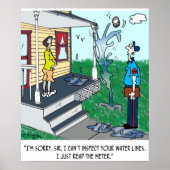 Poster Lecture d'un compteur pendant qu'une fuite se prop (Devant)