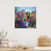 Poster Lecture en été (Cuisine)