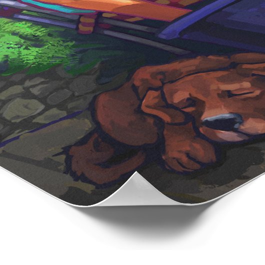 Poster Lecture en été (Coin)