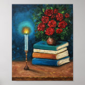 Poster Lecture illumine les beaux-arts Encore des livres  (Devant)