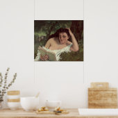 Poster Lecture Jeune Femme - Gustave Courbet Art (Cuisine)