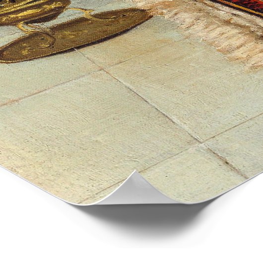 Poster Lecture jeune femme | Osman Hamdi Bey | (Coin)