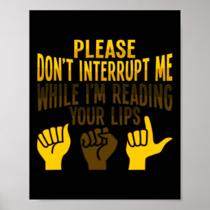 Poster Lecture Labiale Langue Des Signes Hand Gesture Sou