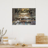 Poster Lecture, l'aventure continue (Cuisine)