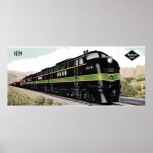 Poster Lecture Lignes ferroviaires FT 250