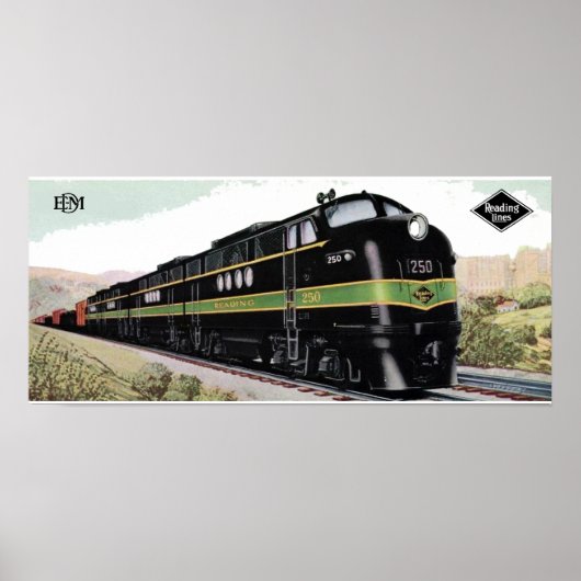 Poster Lecture Lignes ferroviaires FT 250 (Devant)