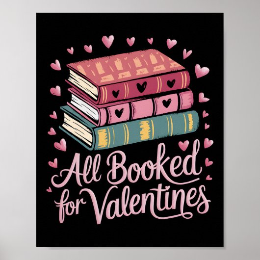Poster Lecture Professeur Valentines Jour Tout Réservé Po (Devant)