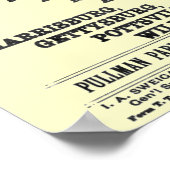 Poster Lecture Système ferroviaire Horaire Couverture 189 (Coin)