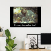 Poster Lecture vintage (Bureau à domicile)