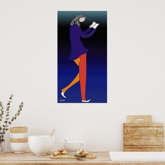 Poster Lecture Walker (Cuisine)