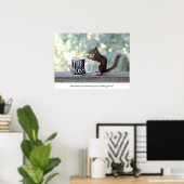 Poster L'écureuil "le patron" (Bureau à domicile)