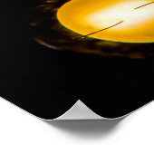 Poster LED, fermer l'arrière - plan abstrait. (Coin)