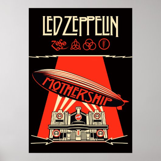 Poster led zeppelin album cover (Devant)