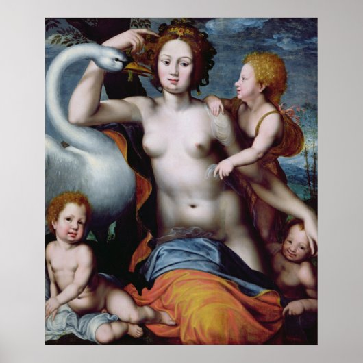 Poster Leda et le cygne (Devant)