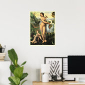 Poster Leda et le Cygne par Léonard de Vinci (Bureau à domicile)
