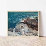 Poster Ledges Sud, Appledore | Childe Hassam<br><div class="desc">The South Ledges,  Appledore (1913) | Oeuvre originale du peintre impressionniste américain Childe Hassam (1859-1935). Utilisez les outils de conception pour ajouter du texte personnalisé ou personnaliser l'image.</div>