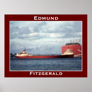 Poster L'Edmund Fitzgerald sur la rivière St. Clair