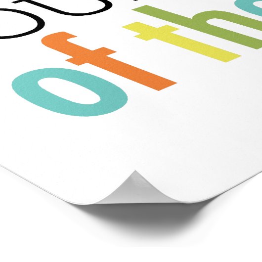 Poster L'éducation est la fondation (Coin)