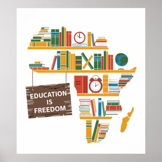 Poster L'éducation est la liberté (Devant)