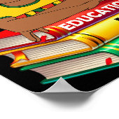 Poster L'éducation est la liberté Mois de l'histoire des (Coin)