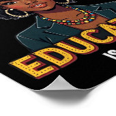 Poster L'éducation est la liberté Mois de l'histoire des  (Coin)