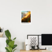 Poster L'éducation spatiale de la nébuleuse Oméga (Bureau à domicile)