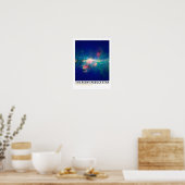 Poster L'éducation spatiale de l'étoile de la nébuleuse d (Cuisine)