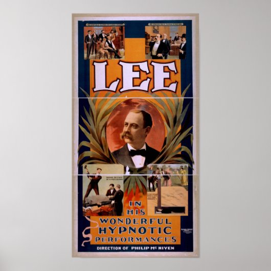 Poster LEE Hypnotist Hypnotic VAUDEVILLE (Devant)