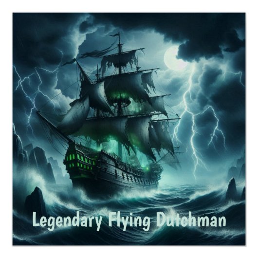 Poster L'Eerie Flying Dutchman Un navire fantôme de la me (Devant)
