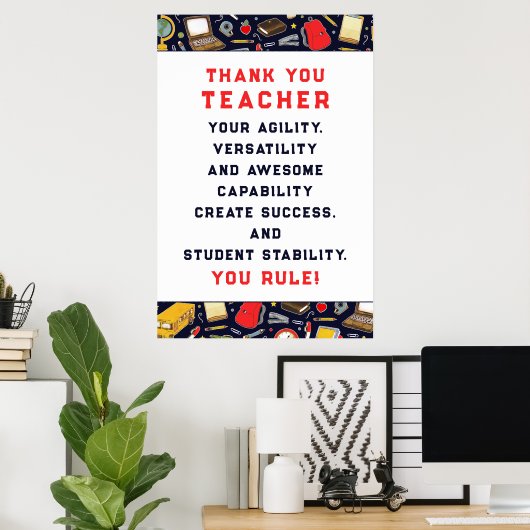 Poster Leerlingenwaardering (Thuiskantoor)