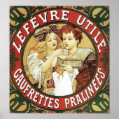 Poster Lefevre Utile par Alphonse Mucha (Devant)