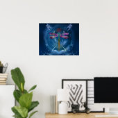 Poster L'effet libellule (Bureau à domicile)